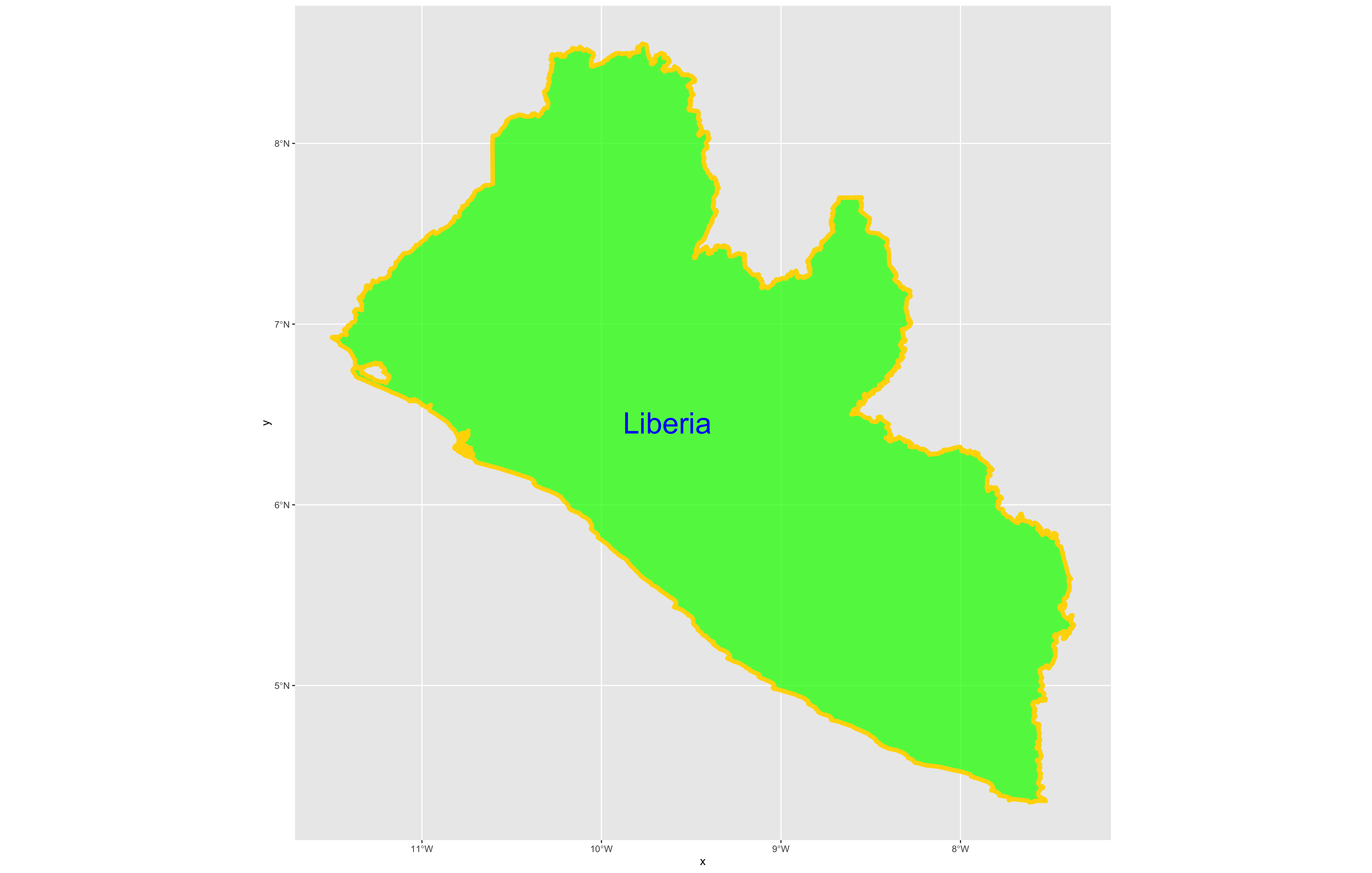 Liberia labelled